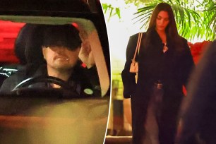 Leonardo DiCaprio and Vittoria Ceretti on Dec. 24.