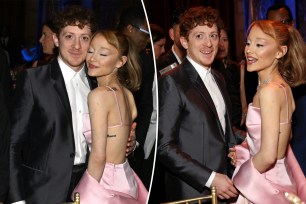 Ariana Grande and Ethan Slater at the 2025 National Board of Review Awards Gala on Tuesday.