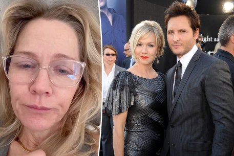 Jennie Garth breaks down in tears after fleeing to ex-husband Peter Facinelli’s home during LA wildfires