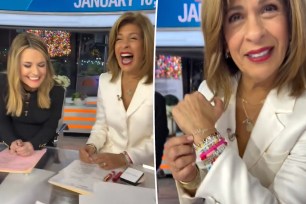 Hoda Kotb and Savannah Guthrie
