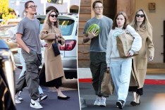 Angelina Jolie’s son Knox, 16, towers over actress on grocery run with twin Vivienne