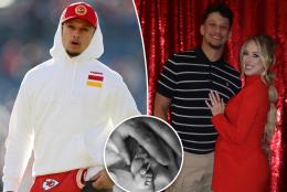 Patrick Mahomes watched NFL playoffs at hospital while waiting for Brittany to give birth to baby No. 3