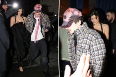 Kylie Jenner and Timothée Chalamet hold hands during romantic date night in Paris