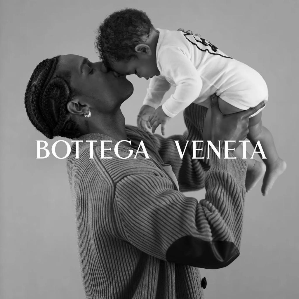 A$AP Rocky kissing baby
