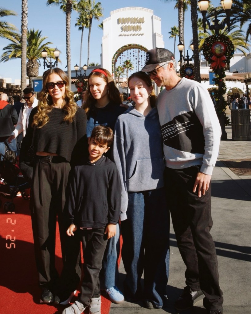 cash warren, jessica alba and kids
