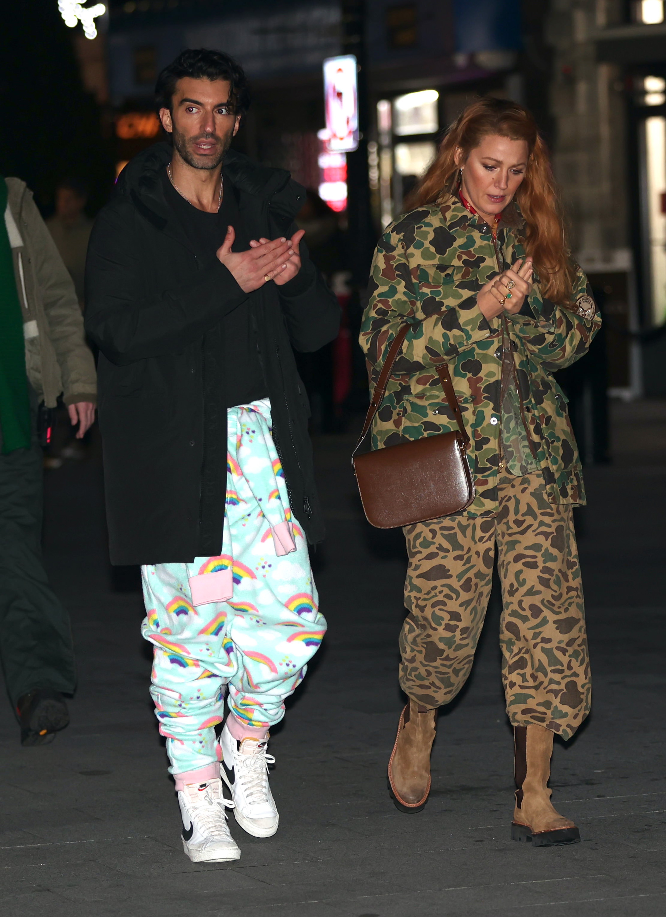 Justin Baldoni and Blake Lively in 2024.