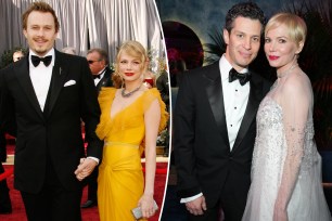 Michelle Williams with Heath Ledger and Thomas Kail