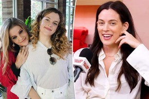 Riley Keough and Lisa Marie Presley
