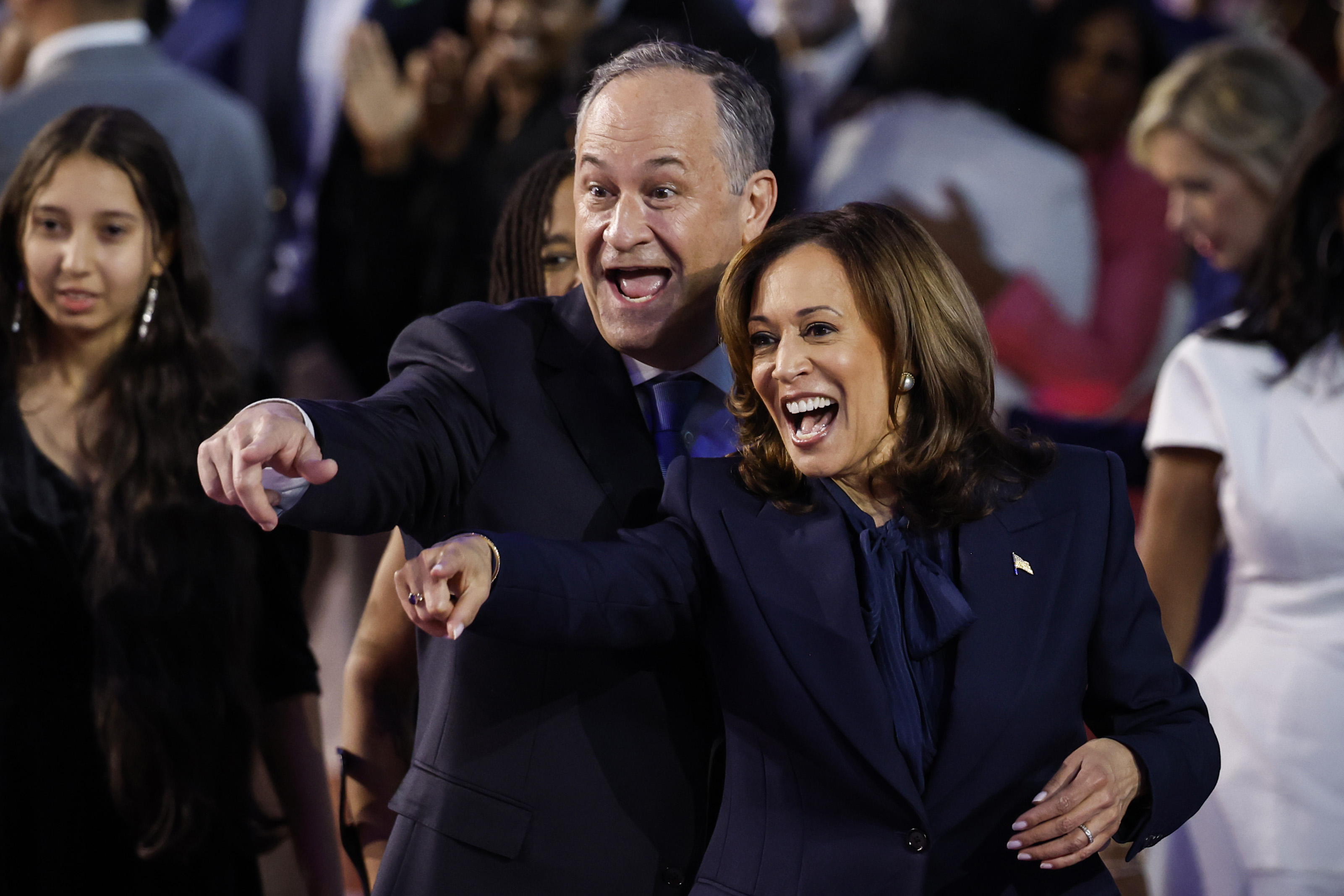 Kamala Harris and Doug Emhoff