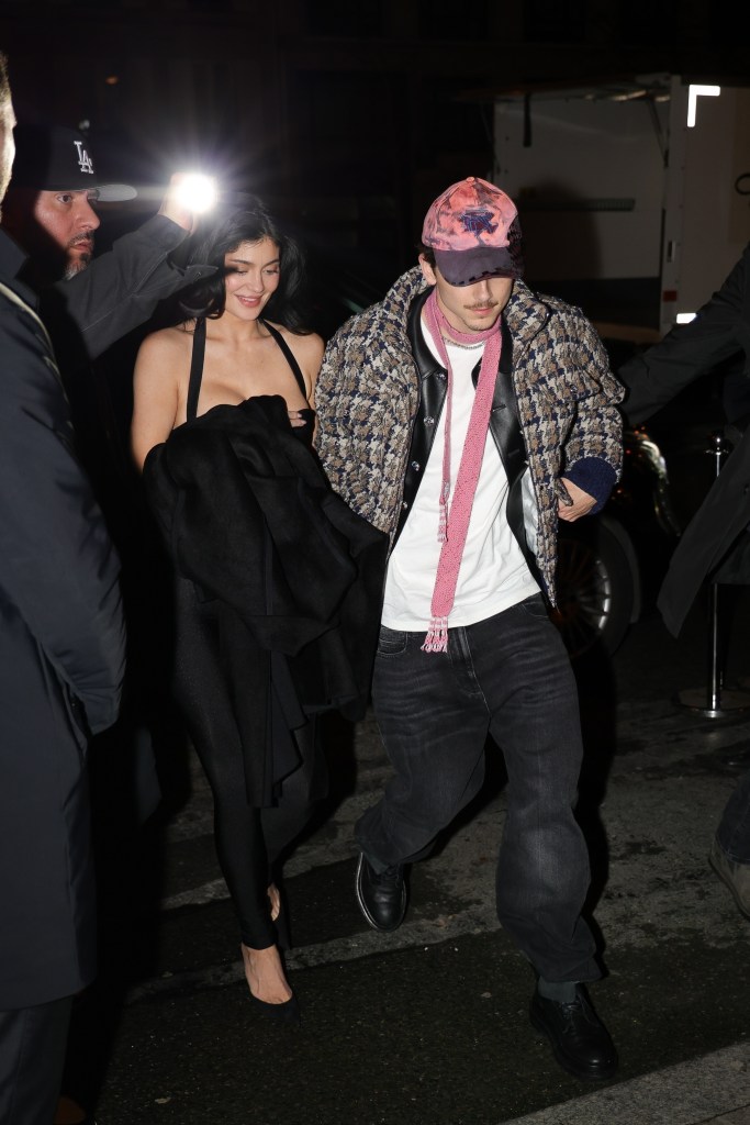 Kylie Jenner and Timothee Chalamet in Paris