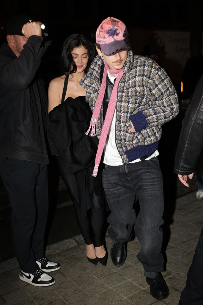 Kylie Jenner and Timothee Chalamet in Paris