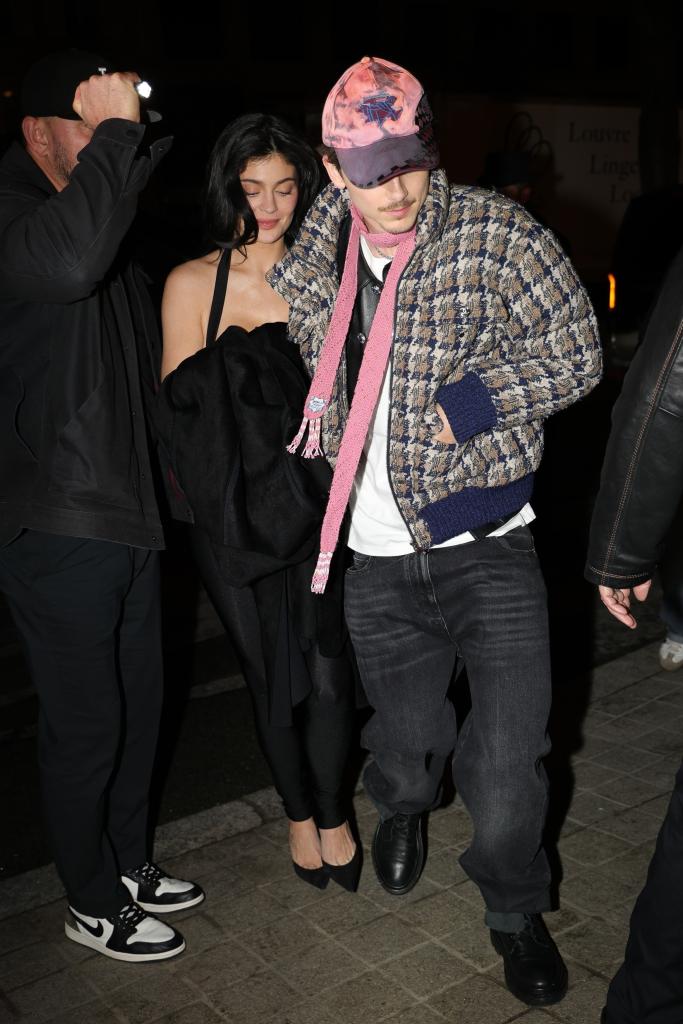 Kylie Jenner and Timothee Chalamet in Paris