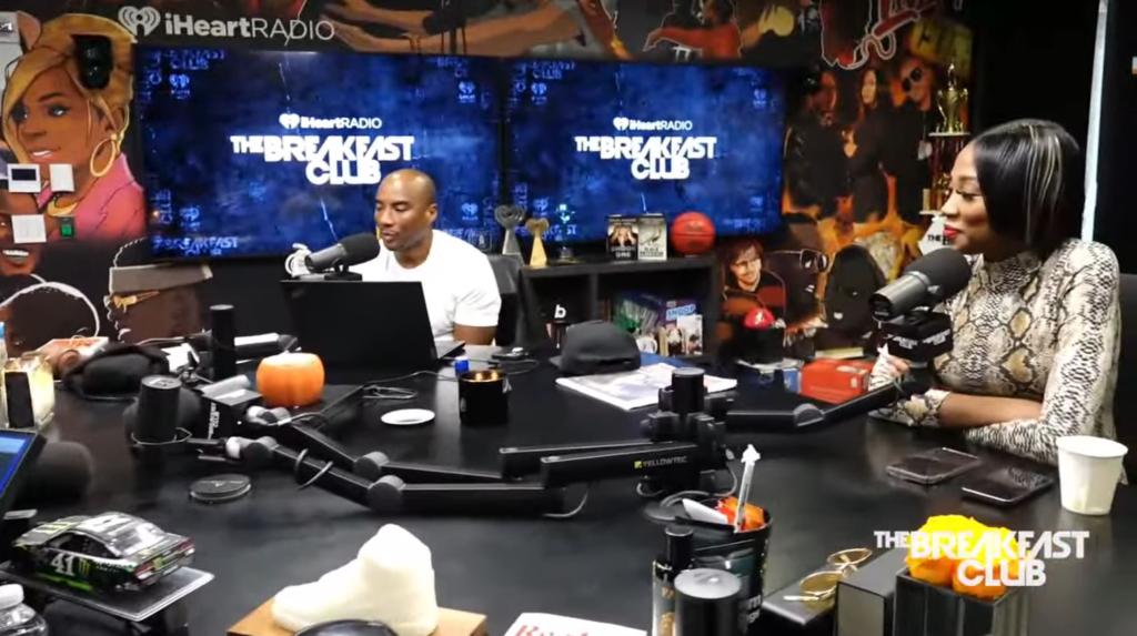 Charlamagne the God and Loren LoRosa on "The Breakfast Club."