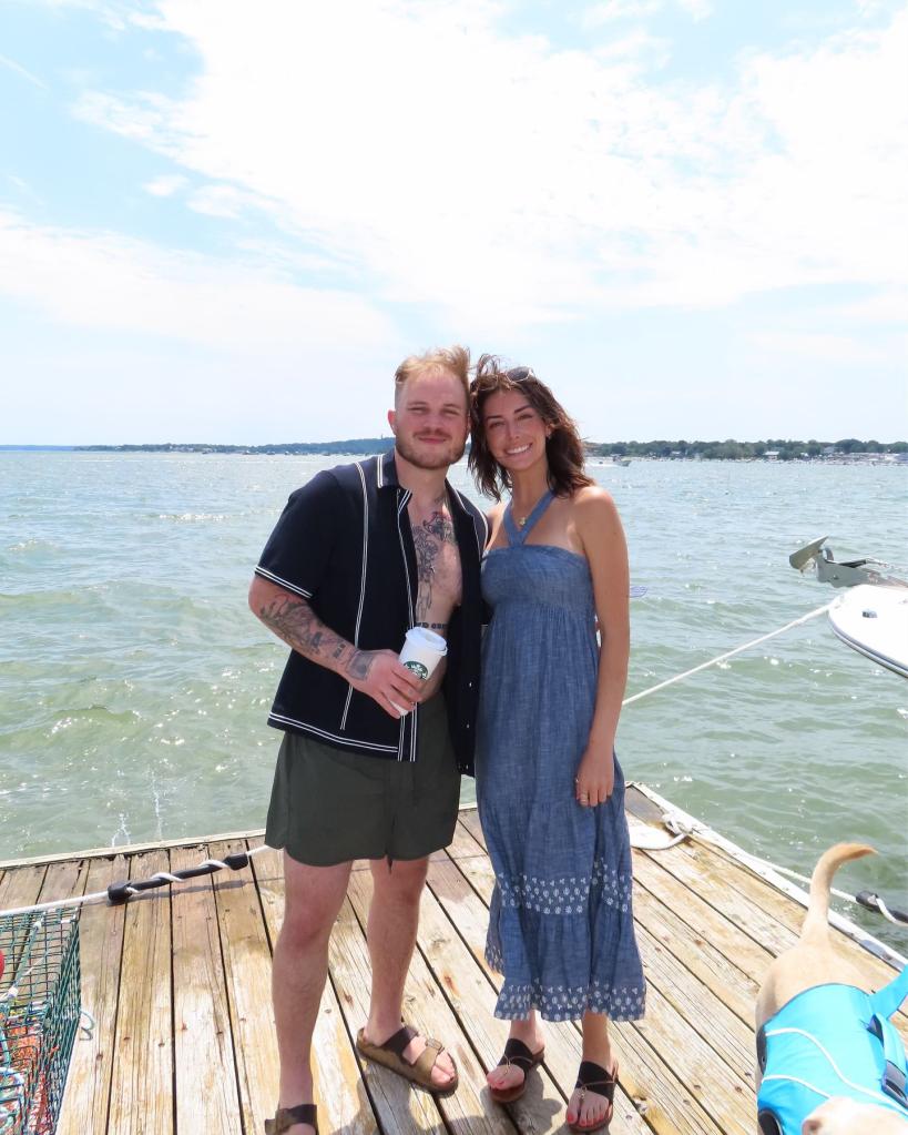 Brianna ‘Chickenfry’ LaPaglia and Zach Bryan posing together